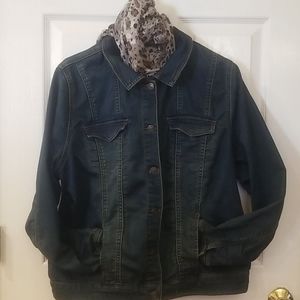 Gloria Vanderbilt Stretch Jean Jacket Womens Large